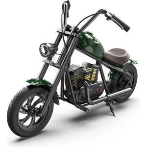 Hyper Gogo Challenger 12 Plus Kids Motorcycle - Green