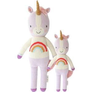 Little 13" Zoe the Unicorn Hand-Knit Doll