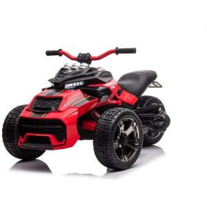 24V Freddo Spider 3-Wheel Motorcycle 2-Seater Ride On - Red
