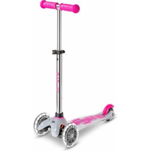 Micro Mini LED Scooter - Neon Pink