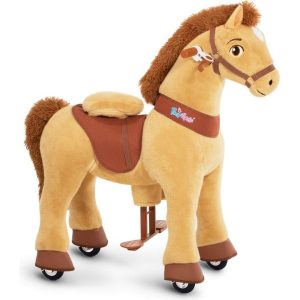 Light Brown Model E Ride-On Horse - 4-7 Years