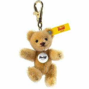 Keyring Mini Teddy Bear, Wheat Blonde