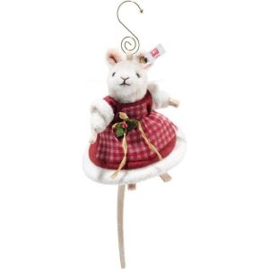Mrs. Santa Claus Mouse Ornament
