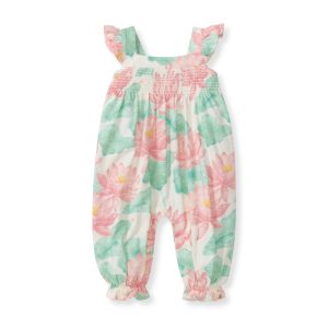 Lotus Pond Baby Girl Jumpsuit
